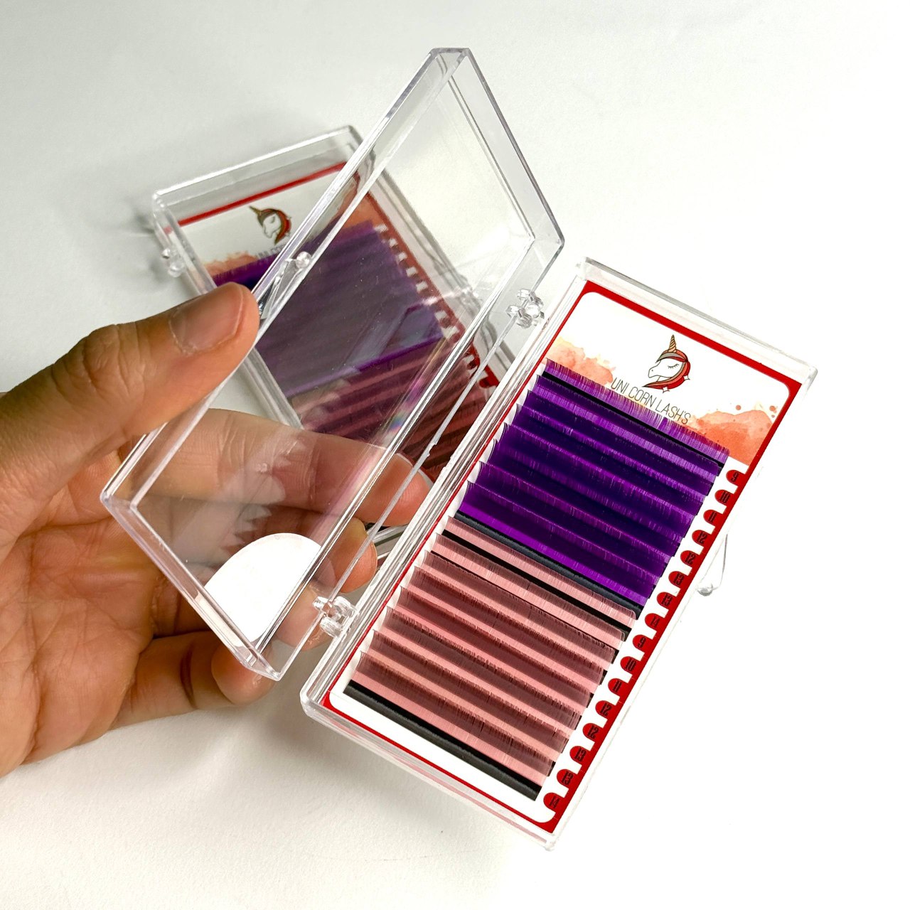 1404-09-17 23.36.28 پالت مژه یونی کورن بنفش صورتی - Image 1