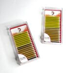 پالت مژه یونی کورن زرد نارنجی - Image 2