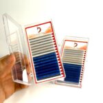 پالت مژه یونی کورن سفید آبی