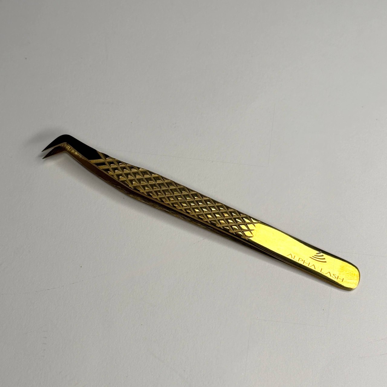 1404-09-20 16.36.06 پنس تخم مرغی بدون شیار طلایی الفا کد S55 - Image 1