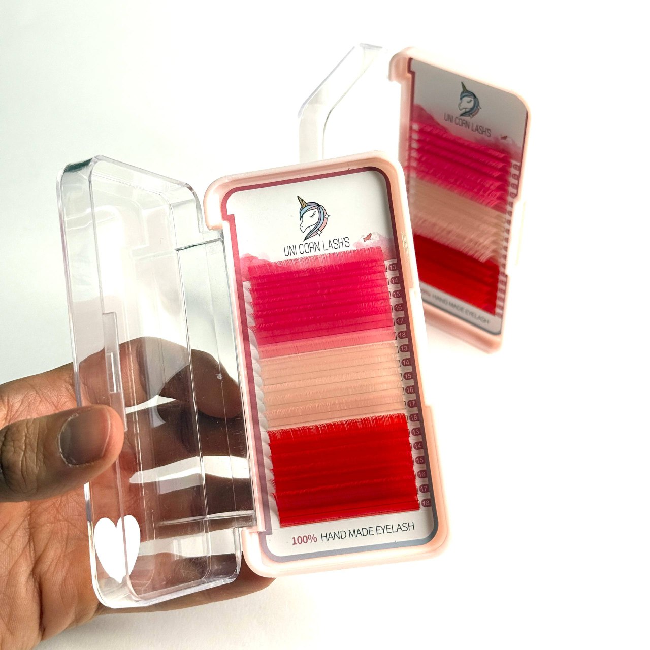 1404-09-18 00.09.58 پالت مژه یونی کورن میکس صورتی - Image 1