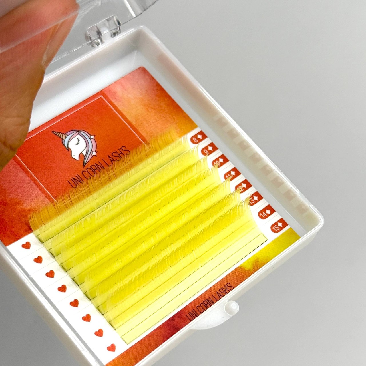 1404-09-18 00.29.10 پالت مژه یونیکورن مینی زرد جدید - Image 1