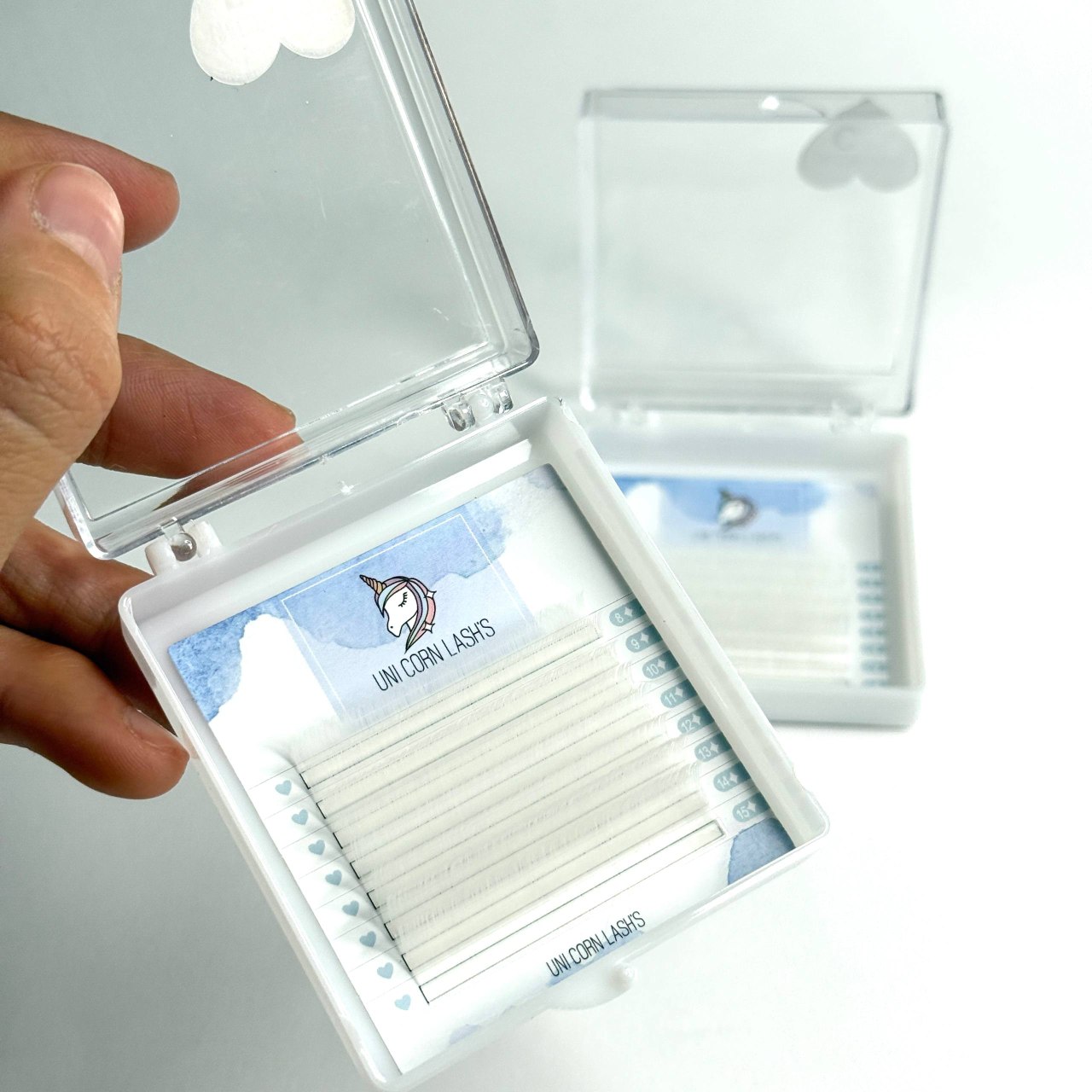 1404-09-18 01.07.04 پالت مژه یونی کورن مینی سفید جدید - Image 1